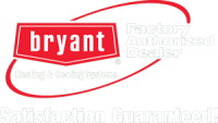 Bryant Factory Authorized Dealer “Satisfaction Guaranteed!” Logo.