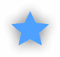 Blue star icon.
